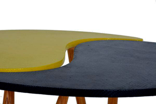 Table basse Ying Yang des années 50