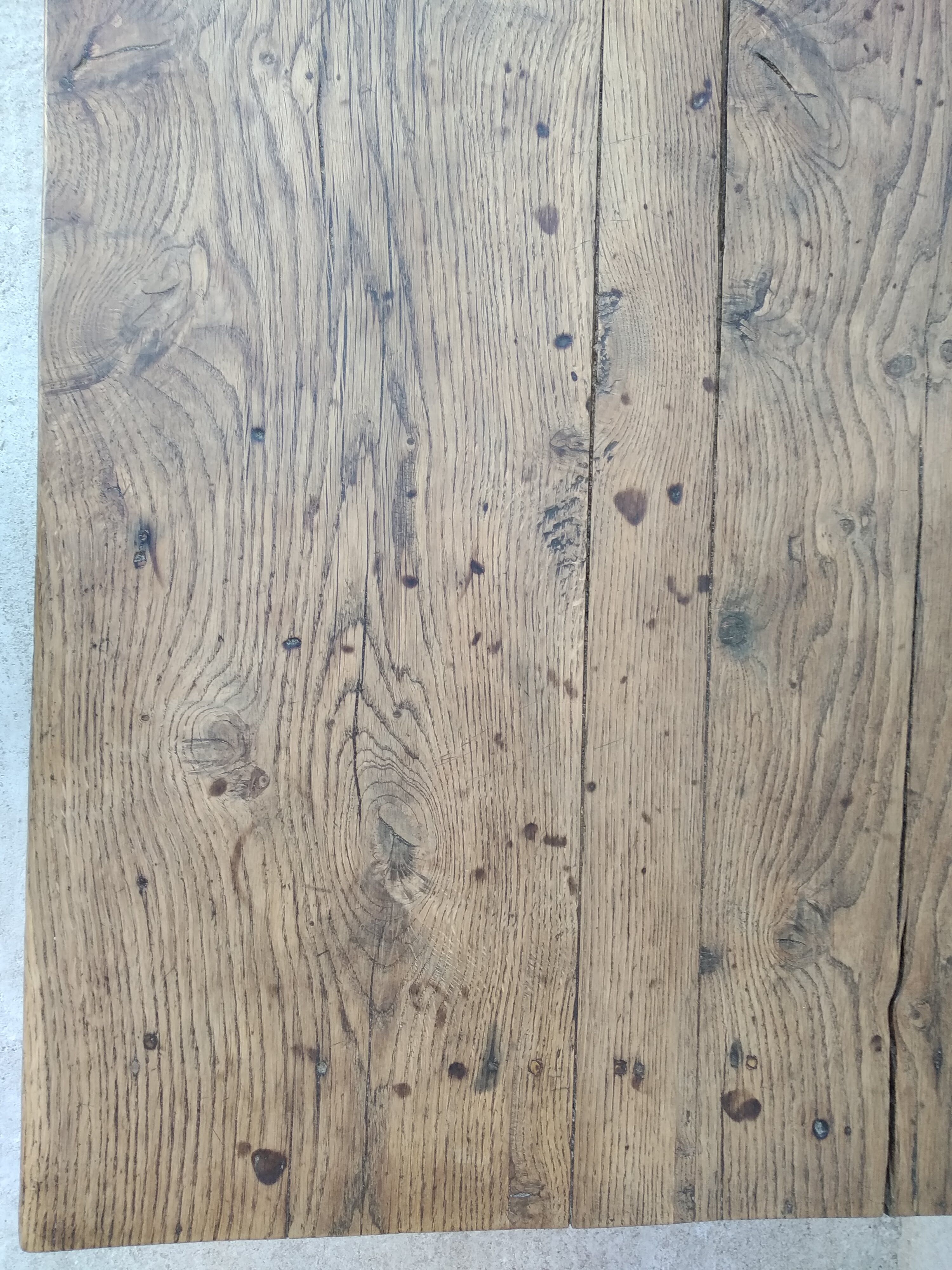 Farmhouse coffee table with solid wood drawer