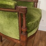 Louis XVI-style shepherdess chair