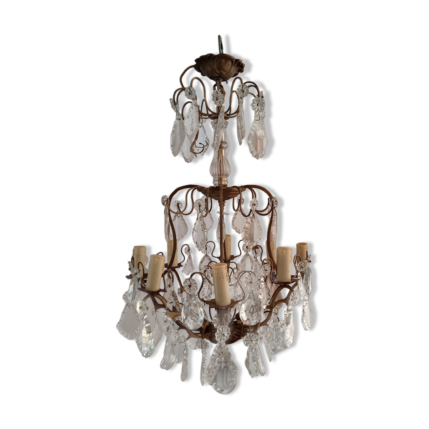 Stamped chandelier