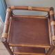 70's rattan shelf
