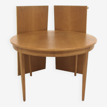 Scandinavian oak dining table, Carl Malmsten, Bodafors, Sweden, 1960