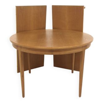 Table de salle à manger scandinave en chêne, Carl Malmsten, Bodafors, Suède, 1960