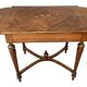 Napoleon III style desk table with 20th century inlaid top