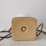 Mid Century Opaline Glass Table Lamp: Retro Bedside Lighting, 1960s Yugosla