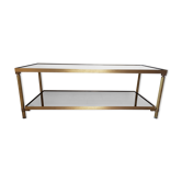 Table basse en laiton 1950