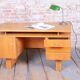 Mid-Century Ash Writing Desk, Czechoslovakia, 1960s
