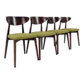 Chaises de salle à manger lot de 4 scandinave design vert tissu