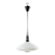 Scandinavian pendant light in opaline from the 1960s.