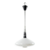Scandinavian pendant light in opaline from the 1960s.