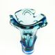 Vase moderne du milieu du siècle, en verre multicolore, conçu par J. Hospodka, Tchécoslovaquie, années 1960.