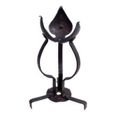 Natural design iron candlestick