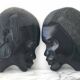 Sculptures profils africains en ébène