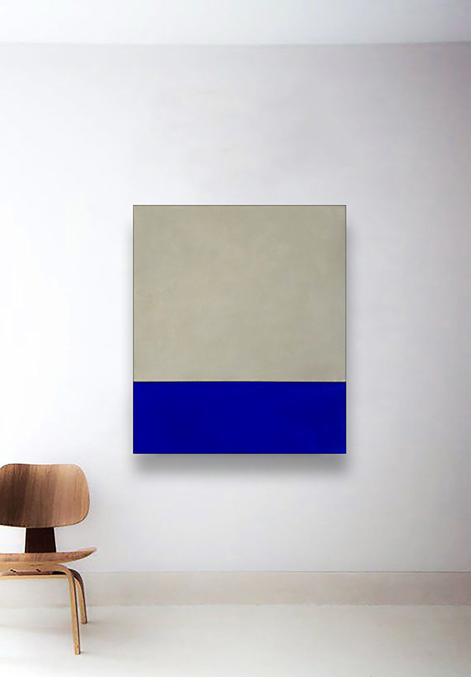 Ultramarine white horizon