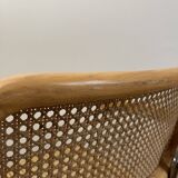 CESCA B64 armchair in canework after Marcel Breuer