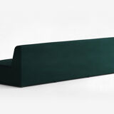 Minimalist danish green 3-seater sofa “Hood” by Common Seating