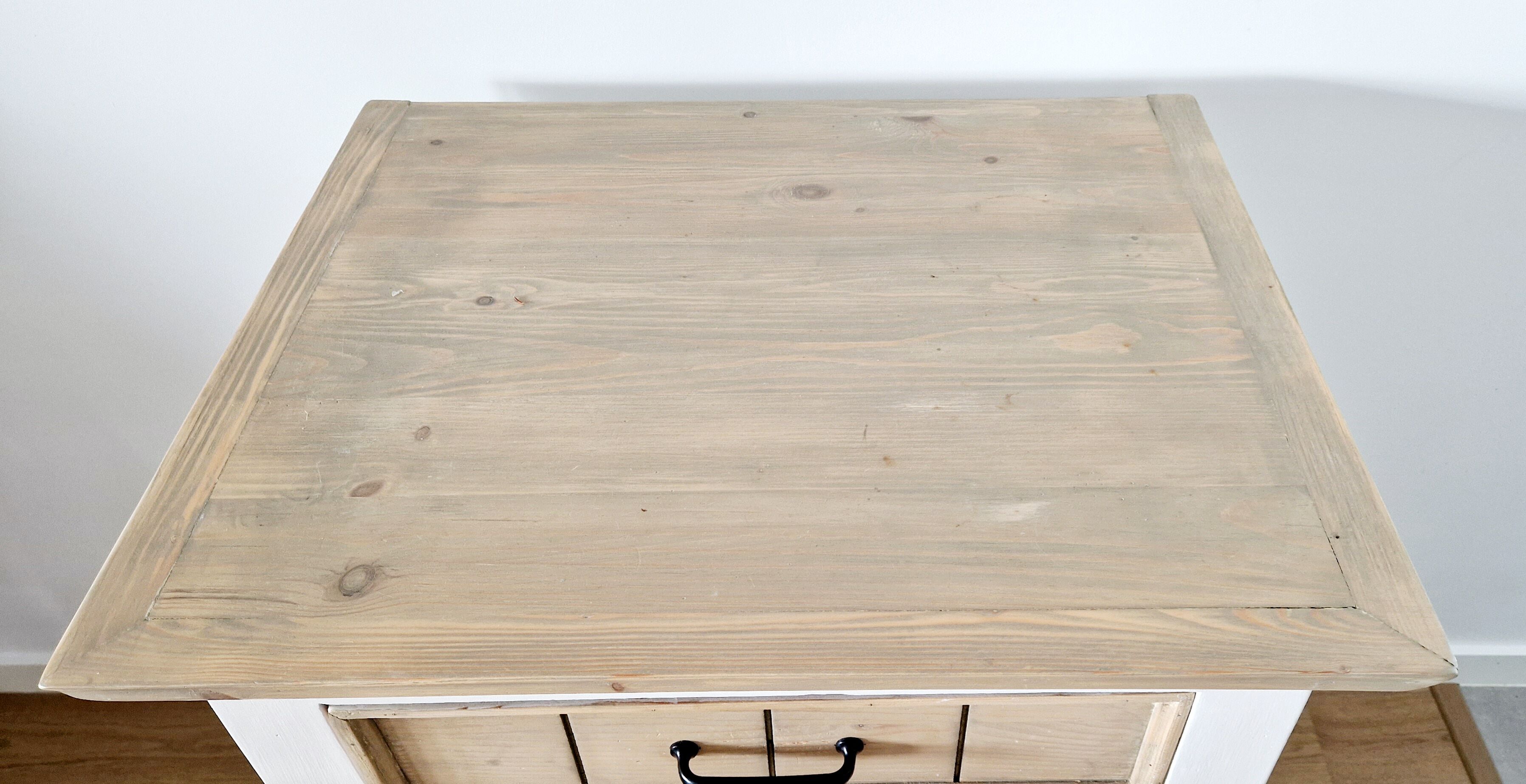 Bahut jam maker solid pine white