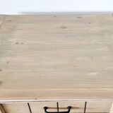 Bahut jam maker solid pine white