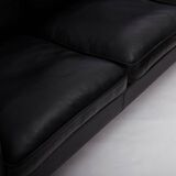 Leather Sofa produced by Hurup Møbelfabrik, Denmark 1970s.