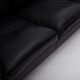 Canapé en cuir produit par Hurup Møbelfabrik, Danemark, années 1970.