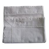 Old embroidered pillowcase: 69x62cm