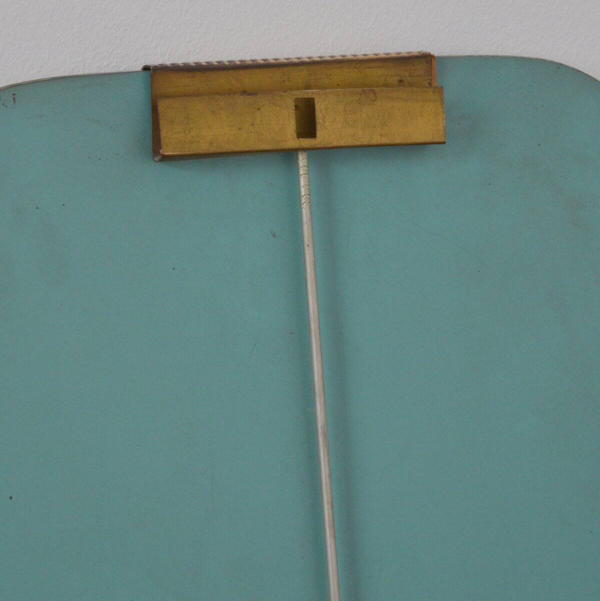 Free-form mirror from the 50s/60s, vintage, 34x77cm