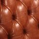 Canapé Chesterfield en cuir vieilli