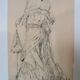 Ink painting on paper Pio Joris (Rome, June 8, 1843 – Rome, March 6, 1921)