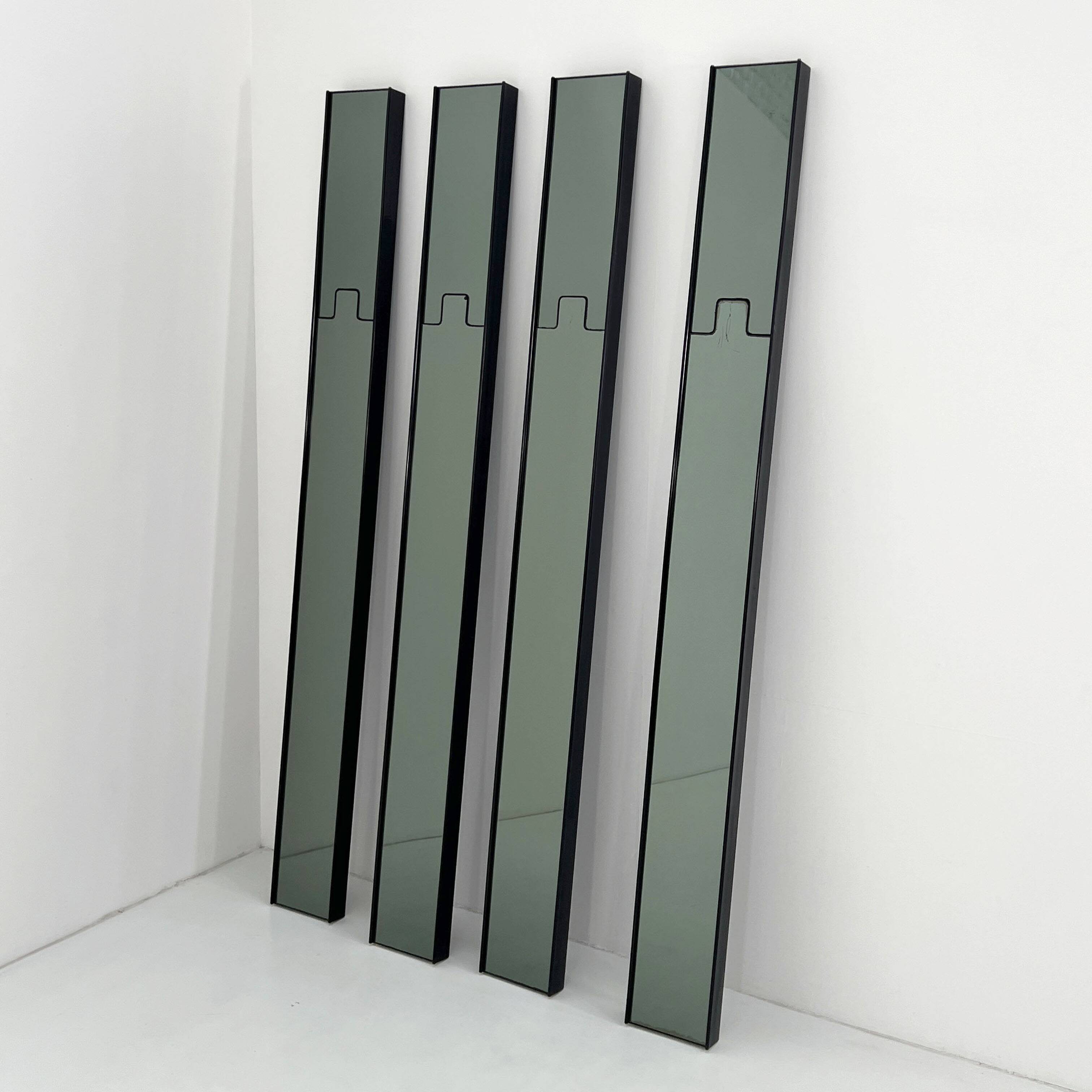 Set of mirrors/coatracks model Gronda by Luciano Bertoncini for Elco.