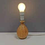Danish lamp turned in pine wood with the most beautiful markings