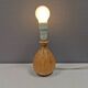 Danish lamp turned in pine wood with the most beautiful markings