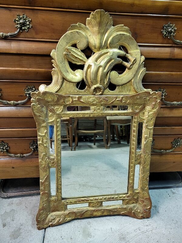 Wooden mirror dora parcloses of the XIXth n35