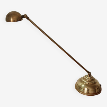 80s brass desk lamp