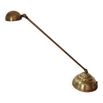 80s brass desk lamp