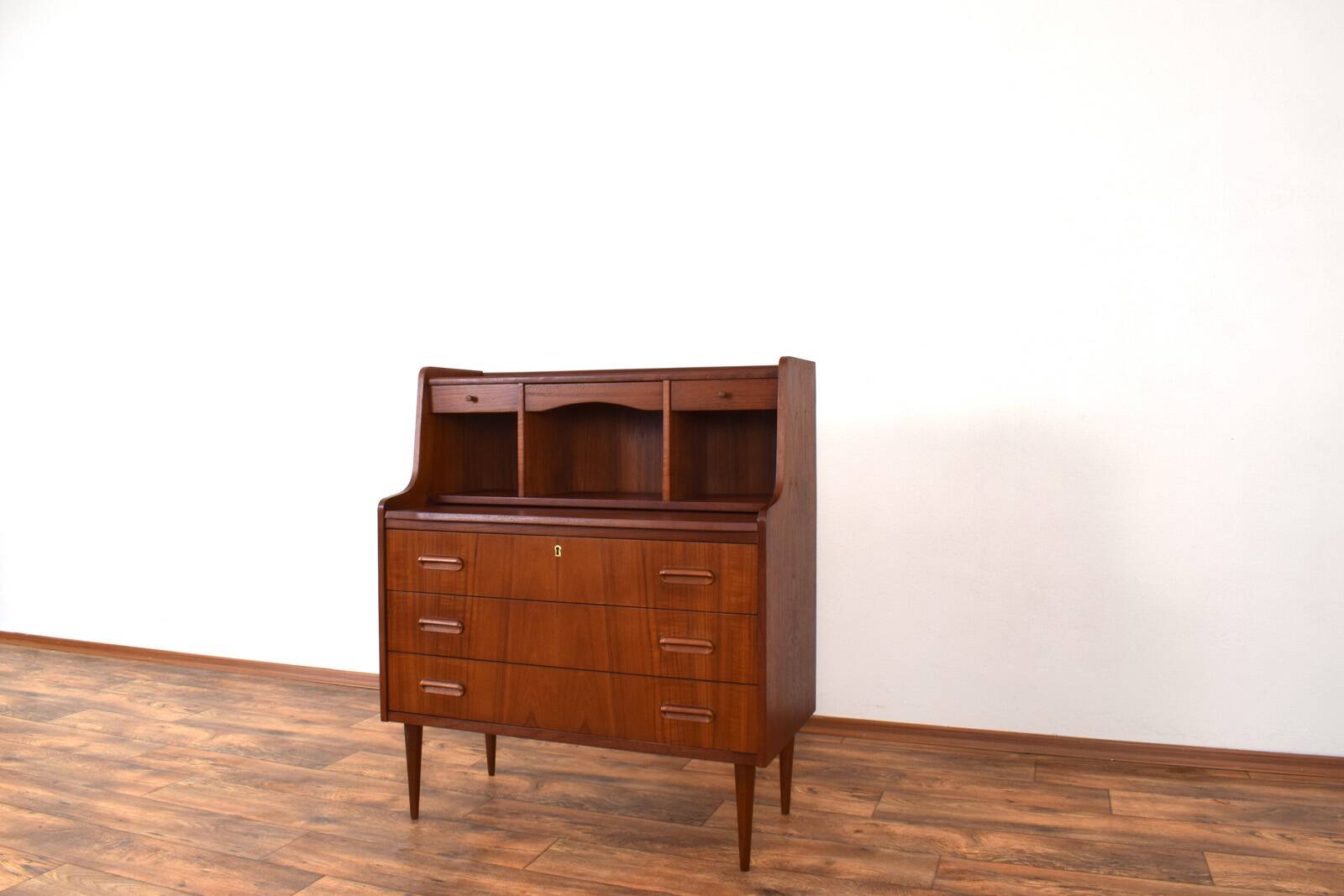 Mid-Century Danish Teak Secretary, 1960s.