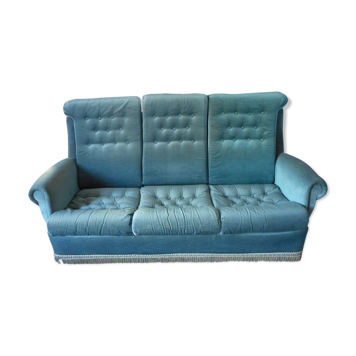 Velvet sofa