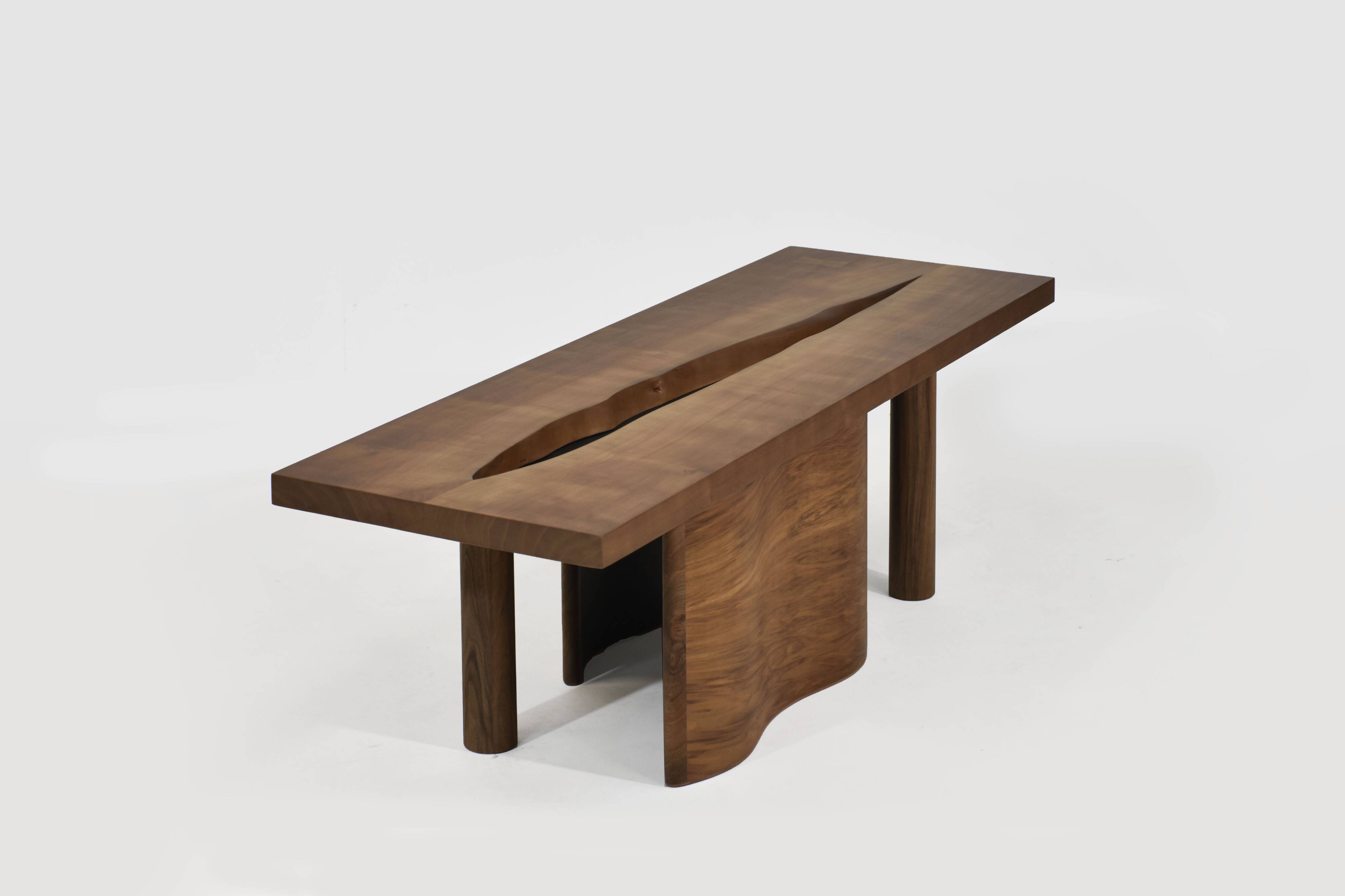 Grande table basse Onda – cerisier