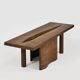 Large Onda coffee table – cherry wood