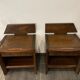 Pair of baumann vintage bedside tables 1970s