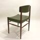 Série de 4 chaises vert olive