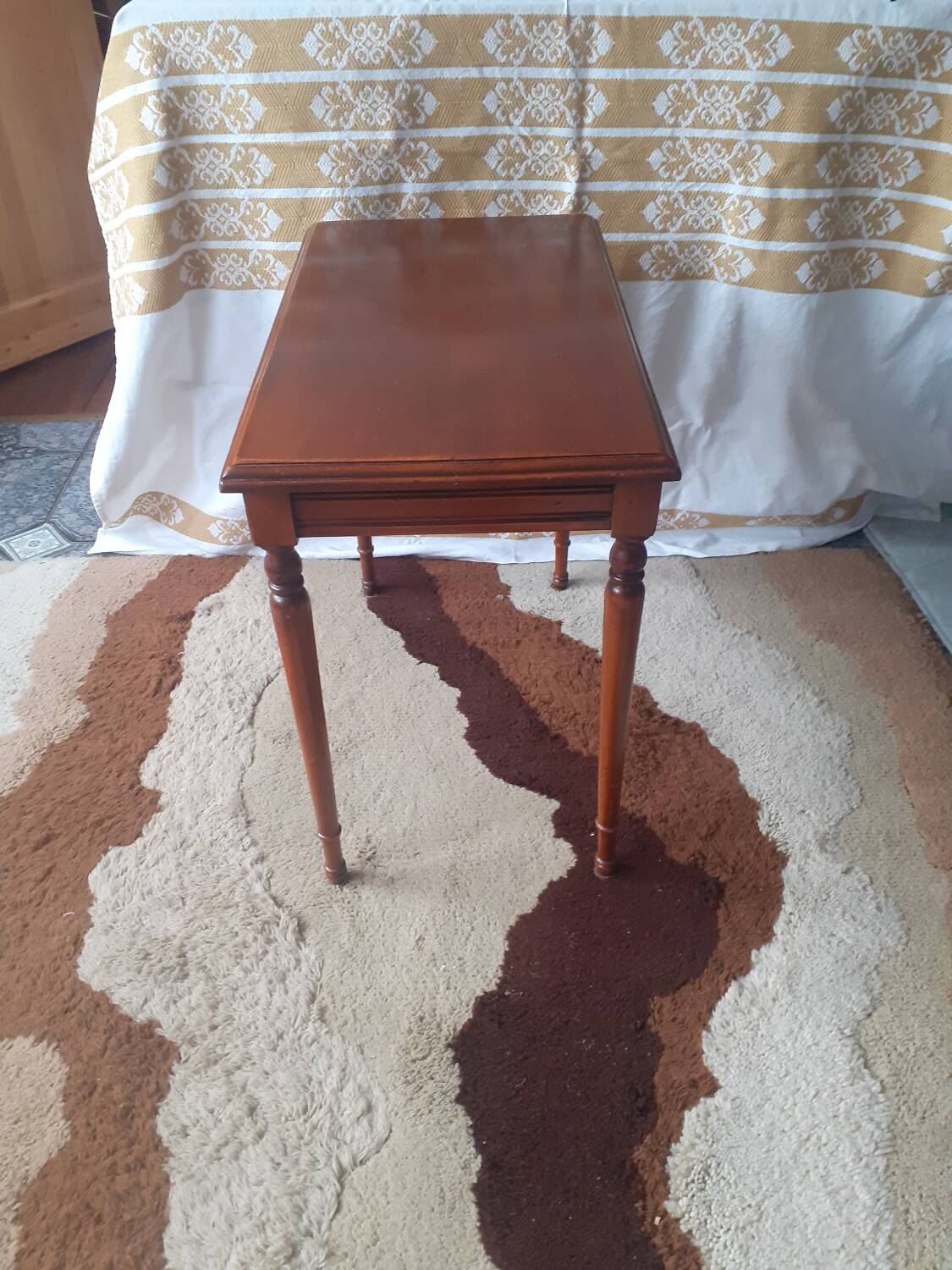 Wooden side table, 1970s