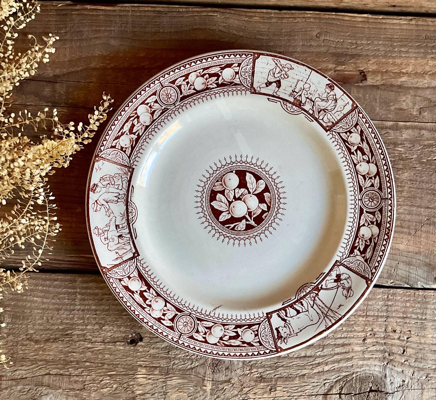 6 BROWNFIELD & SONS “Chelsea” England plates
