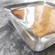 Large square tidy or serving dish in enameled ceramic, joseph abboud 1960