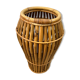 Bamboo umbrella stand attributed to Franco Albini, Italy, 1950s.