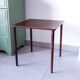 Petite table d'appoint scandinave en palissandre georg petersen