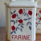 Lot of 6 porcelain spice jar