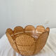 Vintage rattan flower suspension