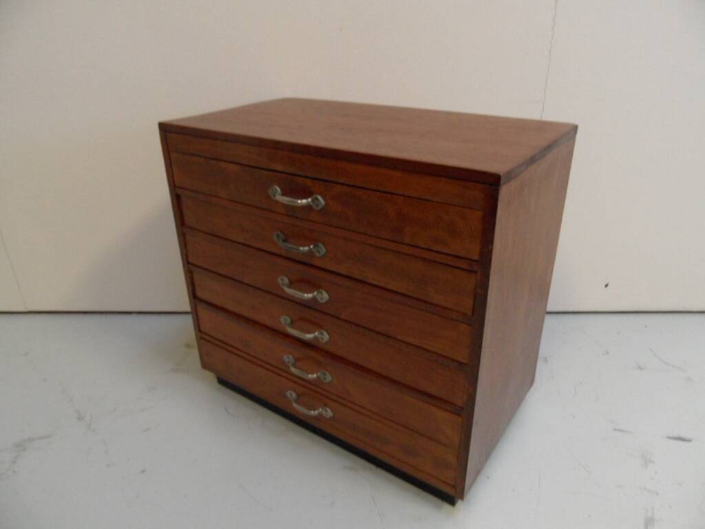 Vintage watchmakers filing cabinet
