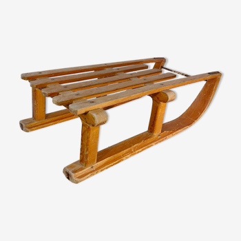 Old wooden sledge