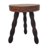 Tripod oak stool